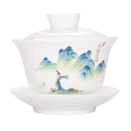 Гайвань 170 мл "Смарагдові схили" порцеляна