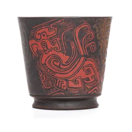 Пиала 50 мл «Попугай», керамика Цзяньшуй, мастер Чэнь Цимин