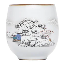 Піала чайна «Зимовий пейзаж», 100 мл