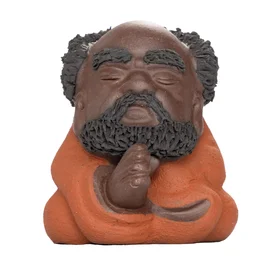 Чайна фігурка "Бодхідхарма", іссинська глина, ручна робота