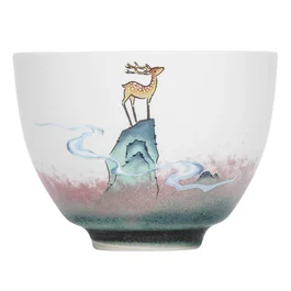 Піала 115 мл "Олень Фучжу", кераміка Дехуа