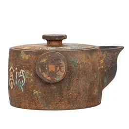 Сиборидаси 190 мл "Зеленая патина", цзяньшуйская керамика, мастер Гу Цзингуан