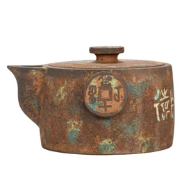 Сиборидаси 190 мл "Зеленая патина", цзяньшуйская керамика, мастер Гу Цзингуан