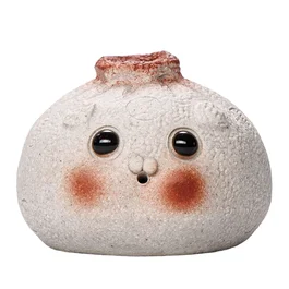 Фігурка "Дитинча білого дракона", ісинська глина